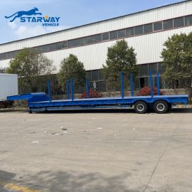 2 Axles 40 ton Lowbed Trailer For Sale