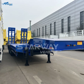 3 Axles 50 ton lowbed trailer for sale
