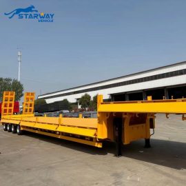 Starway 4 Axles 80 ton lowbed Trailer For Sale