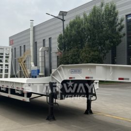 3 Axles 40T Low Bed Semi Trailer
